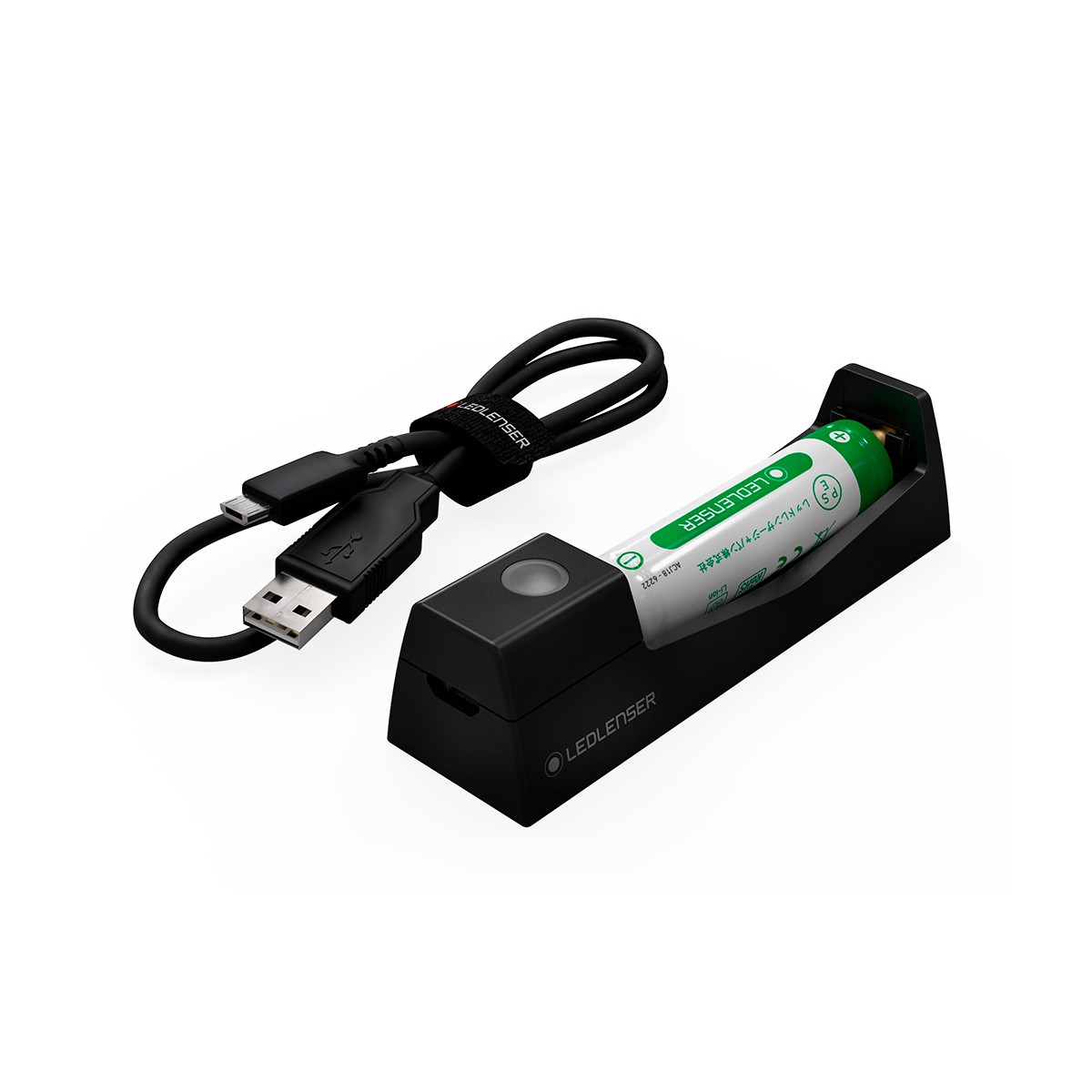 Carregador USB Bateria 14500 Li-Ion 750 MAH 3,7V para frontais