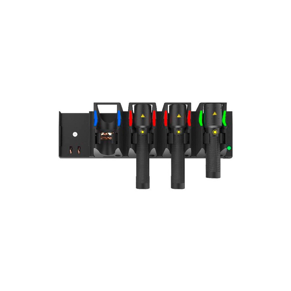 Multi cargador para 5 Linternas y frontales recargables LEDLENSER Linternas y Frontales Led Profesionales