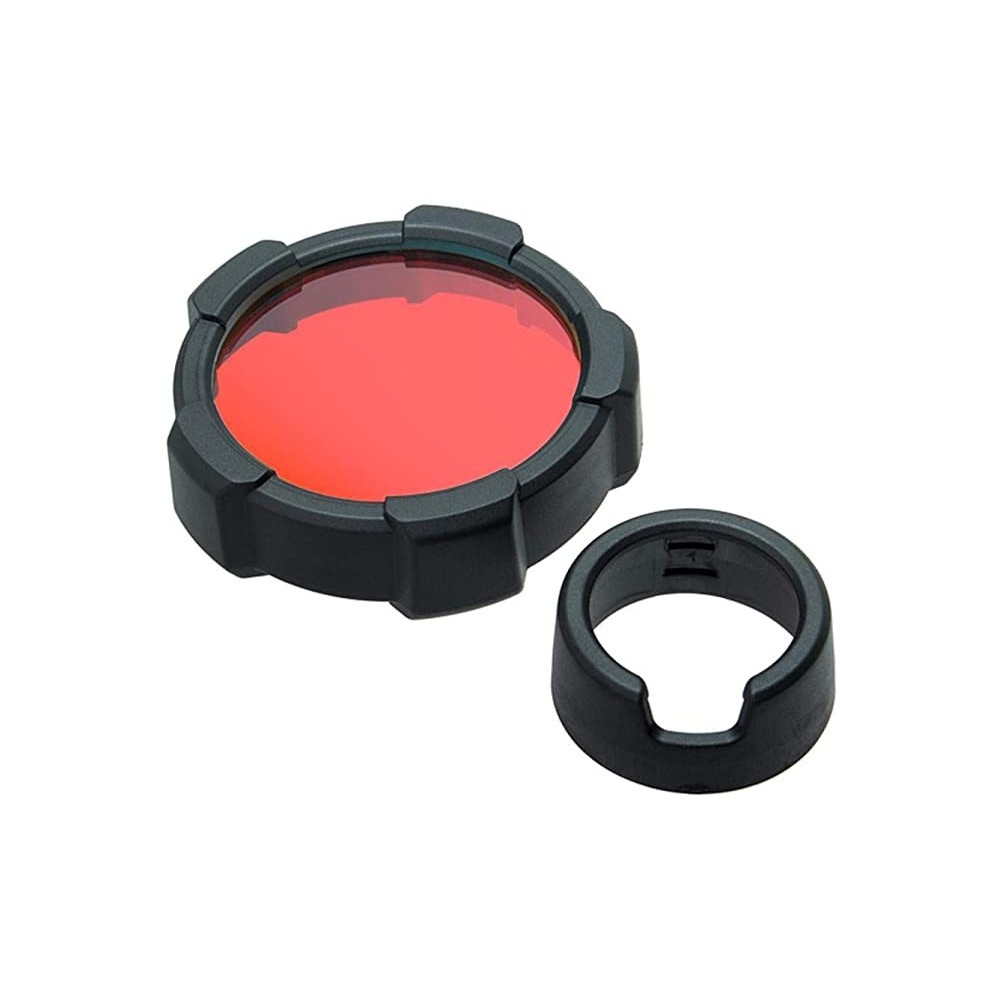 Filtro de color Rojo + protector LEDLENSER Linternas y Frontales Led Profesionales