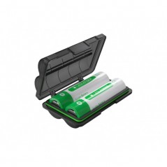 Caja con dos baterías 2 x 18650 3400 mAh LEDLENSER Linternas y Frontales Led Profesionales
