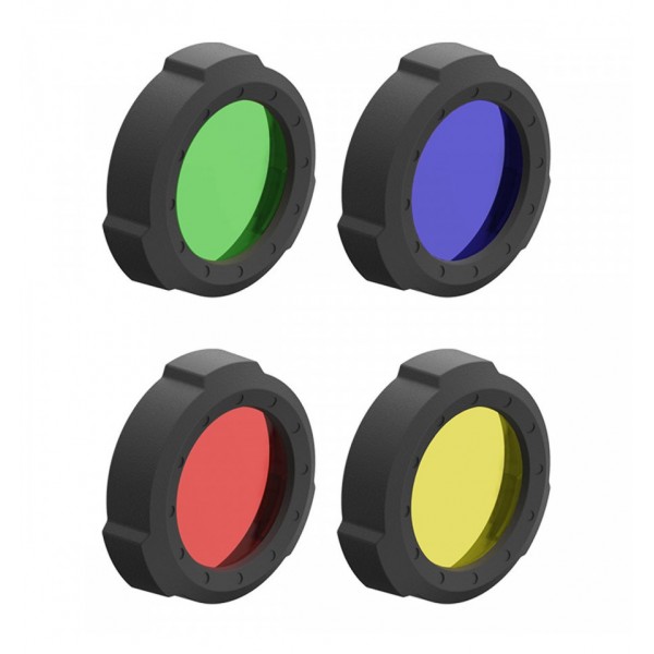 Set de 4 Filtros de colores LEDLENSER Linternas y Frontales Led Profesionales