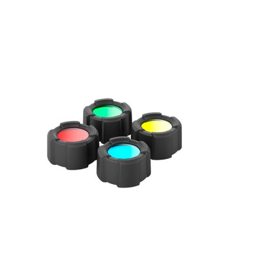 MT10 Filtros de quatro cores + protetor para lanterna